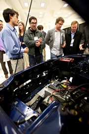 2011 EIC Grand Prize Winner Voltaic shows off their electric vehicle drive train