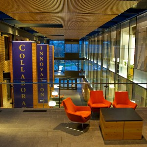 Picture of the interior of PACCAR Hall