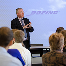 Guest speaker from Boeing