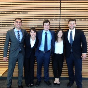 Team B3, one of the winners of the Strategy Case Competition selected by REI