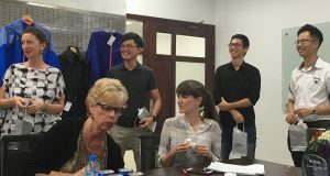 EMBA students tour Columbia's factory