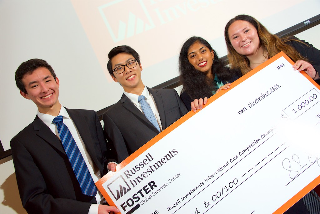 Russell Investments International Case Competition winners