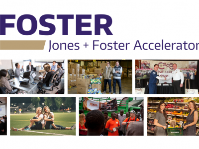Nine student-led startups were accepted into the Buerk Center for Entrepreneurship Jones + Foster Accelerator program for 2018
