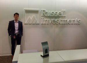 Scott Tatsuno at Russell Investments office