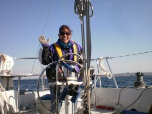 Claudia sailing