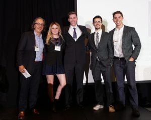 The Seattle Strong team after winning the Accenture “Best Consumer Product Idea” prize