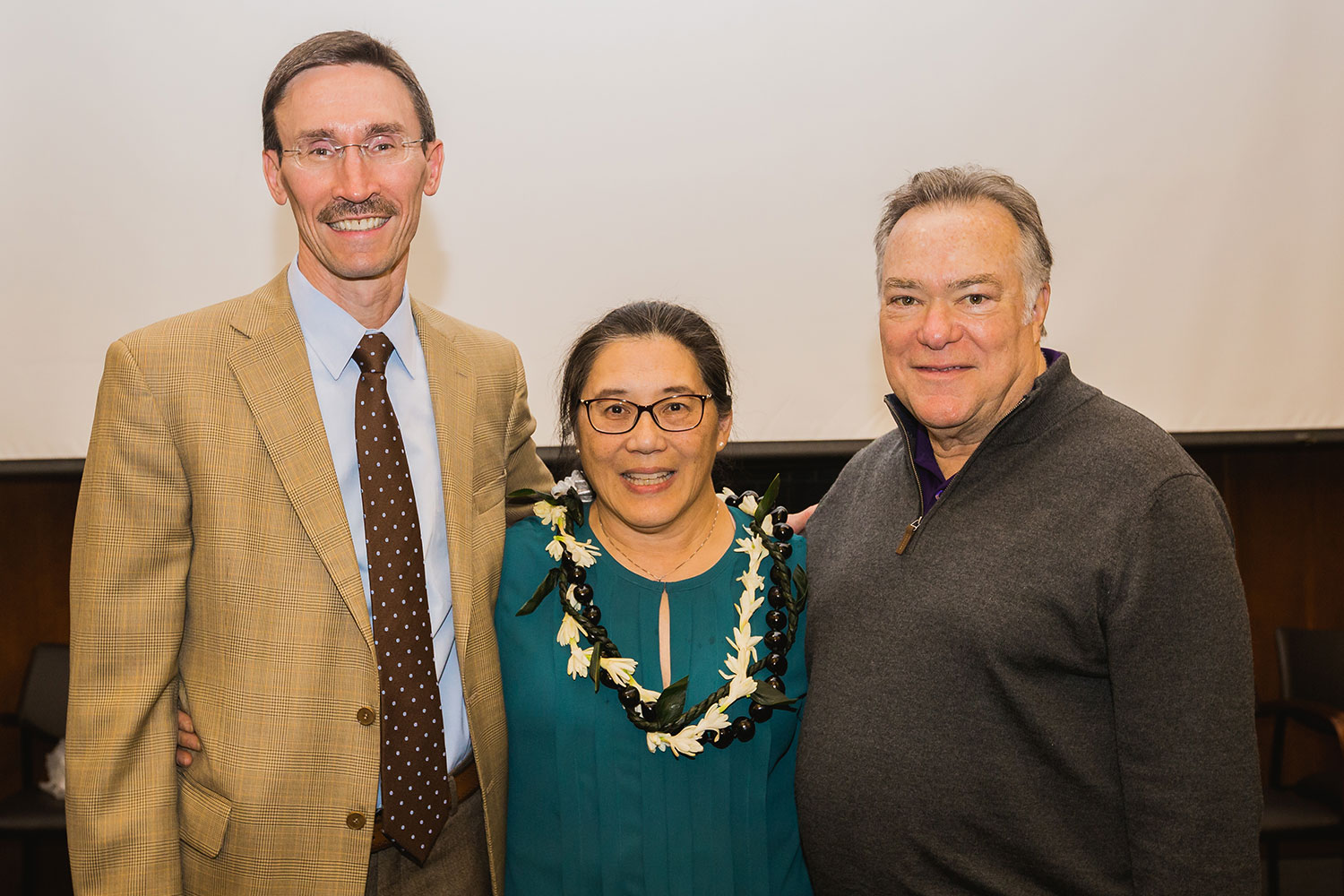 Francine Shafer with Deans