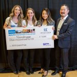 Nanodropper, a team of bioengineering and medical students, won the $15,000 IntuitiveX grand prize for their affordable, universal eye dropper at the 2019 Hollomon Health Innovation Challenge 