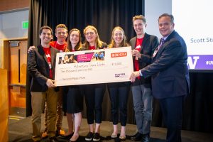 Dempsey Startup Competition Judges awarded the $10,000 BECU second place prize to another Pacific Northwest standout—Adventure Game Works of Gonzaga University.