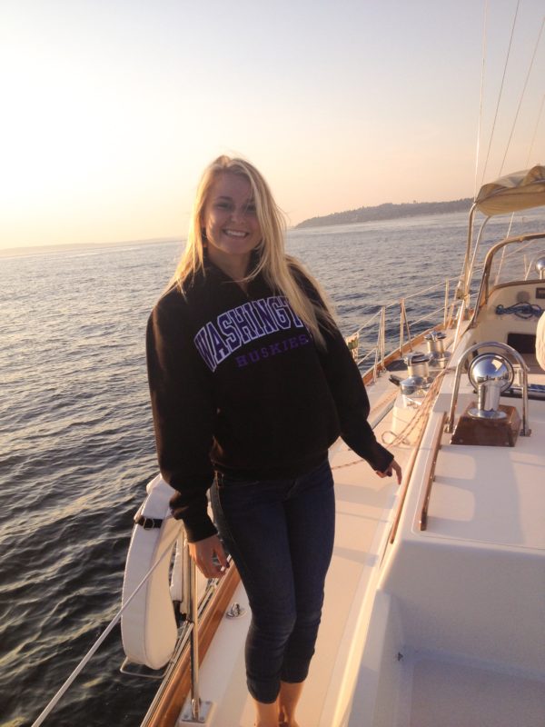 Kelsey Lockard sailboat