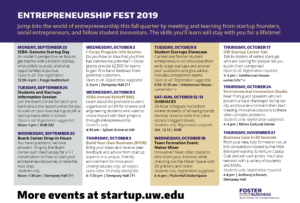 Entrepreneurship Flyer Page 2
