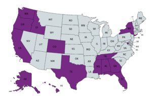 Map of Hybrid Applicants