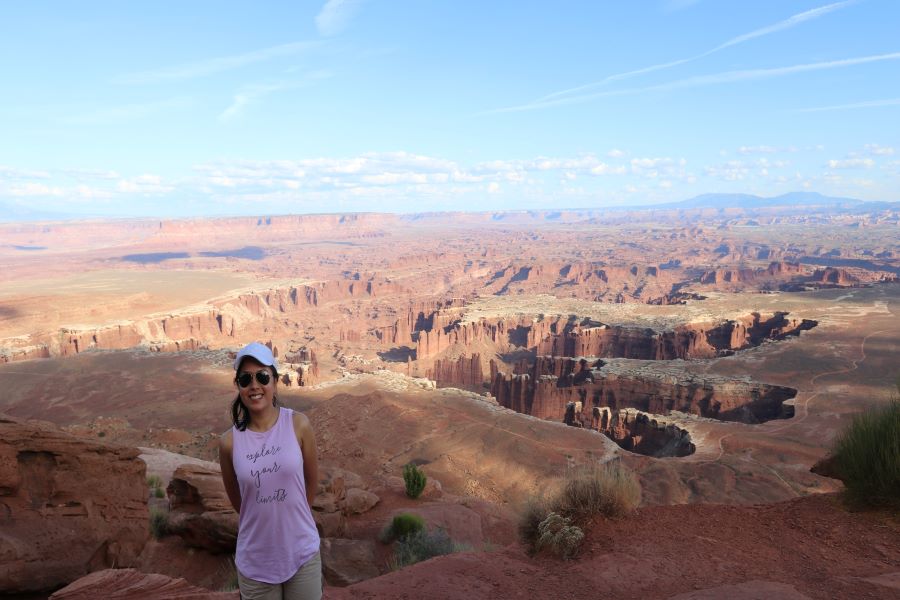 Aakanksha on another adventure at the Grand Canyon. 