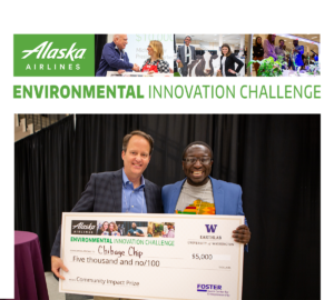 Judges selected 23 finalist teams to compete April 2 in the live round of the Alaska Airlines Environmental Innovation Challenge, hosted by the UW Foster School’s Buerk Center for Entrepreneurship.