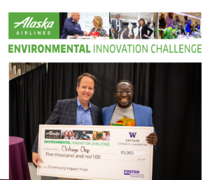 Judges selected 23 finalist teams to compete April 2 in the live round of the Alaska Airlines Environmental Innovation Challenge, hosted by the UW Foster School’s Buerk Center for Entrepreneurship.
