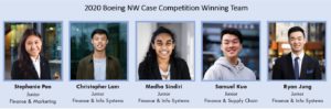 2020 Boeing NW Case Competition Winning Team