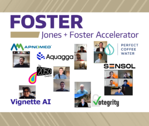 Seven early-stage startups in the 2020-21 cohort of the Jones + Foster Accelerator completed the Univ. of Washington Buerk Center for Entrepreneurship program after six months of milestones.