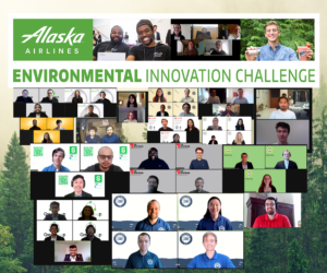 Students from five different colleges took home prizes at the 2021 Alaska Airlines Environmental Innovation Challenge hosted by the University of Washington.