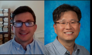 Juris Doctor student John Schmitz from the School of Law teamed up to help Jae-Hyun Chung from the Department of Mechanical Engineering discover whether an innovative new device can have a sustainable path for commercialization in the 2021 fellowship