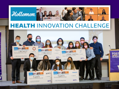 Judges awarded $38,500 in prizes to student teams at the 2022 Hollomon Health Innovation Challenge at the University of Washington.