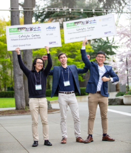 The $15,000 Alaska Airlines Grand Prize went to team Catalytic Carbon at the 2022 Alaska Airlines Environmental Innovation Challenge