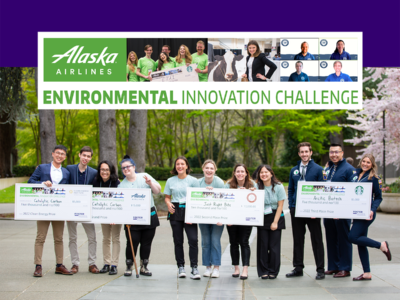 Judges awarded nearly $45,000 in prizes in the 14th annual Alaska Airlines Environmental Innovation Challenge at the Univ. of Washington.
