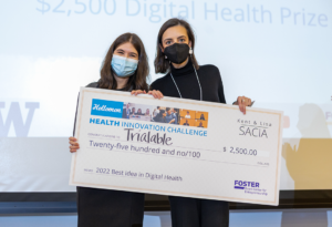 Congratulations to team Trialable from the University of British Columbia on winning the $2,500 Kent & Lisa Sacia Best Idea in Digital Health Prize at the 2022 Hollomon Health Innovation Challenge!