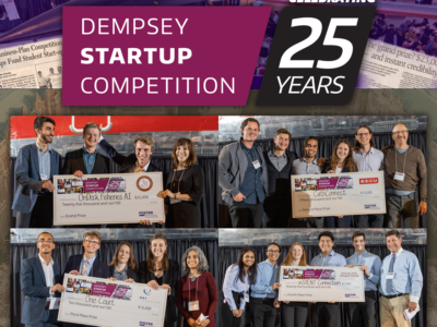 The Dempsey Startup Competition at the Univ. of Washington celebrated its 25th anniversary and awarded $90k in prizes to student startups.