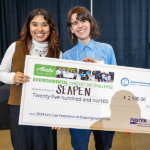 Judges awarded team SEAPEN from UW the $2,500 Leo Cup Innovation in Oceanography Prize at the 2024 Alaska Airlines Environmental Innovation Challenge