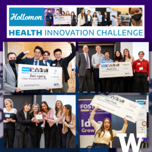 Judges awarded $41,000 in prizes to student teams at the 2024 Hollomon Health Innovation Challenge at the Univ. of Washington.