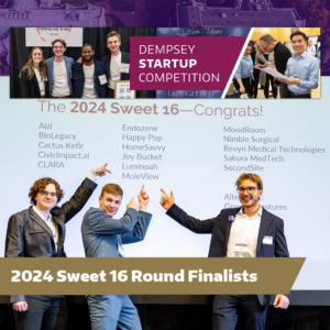 A record field of student-created ventures is down to just 16 teams in the 2024 Dempsey Startup Competition at the Univ. of Washington.