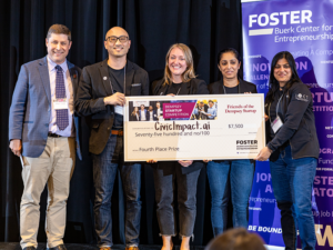 CivicImpact.ai won the $7,500 Friends of the Dempsey Startup Fourth Place Prize in the 2024 Dempsey Startup Competition