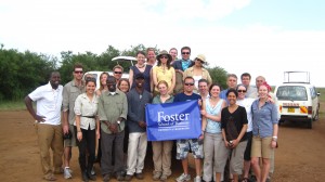 Kenya Study Tour on the Kenya/Tanzania Border during the safari
