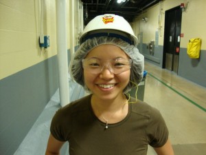 Julia Li at the Pringles Factory in Jackson, TN