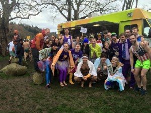 Stuart and 1st year classmates at the annual Polar Plunge, benefiting Foster's C4C and the Special Olympics of Washintgton