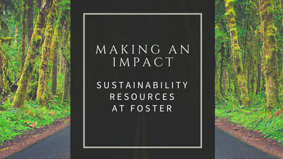 Sustainability resources at foster