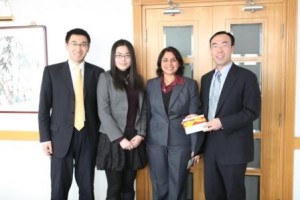TMMBA student at TEDA during the International Study Tour 